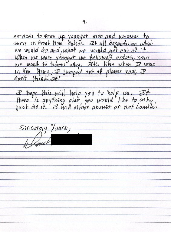 Letter page