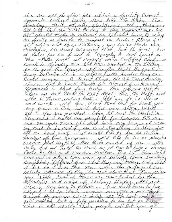 Letter page