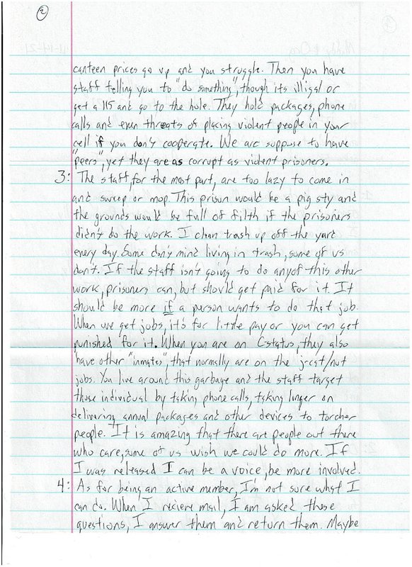 Letter page